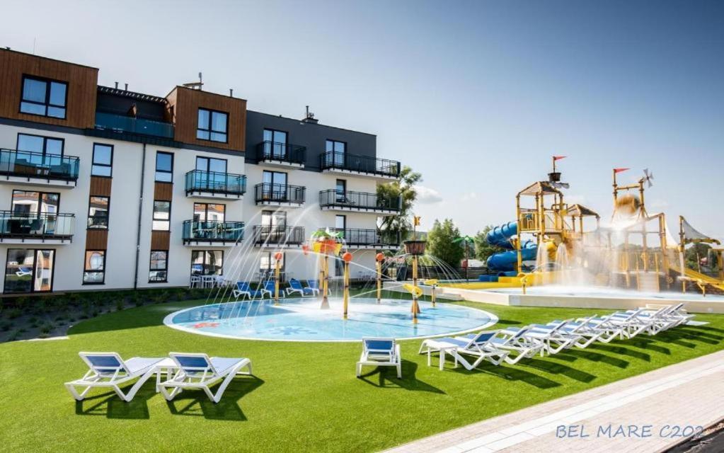 Bel Mare Aqua Apartament Parking Gratis + Taras 미엥지즈드로예 외부 사진